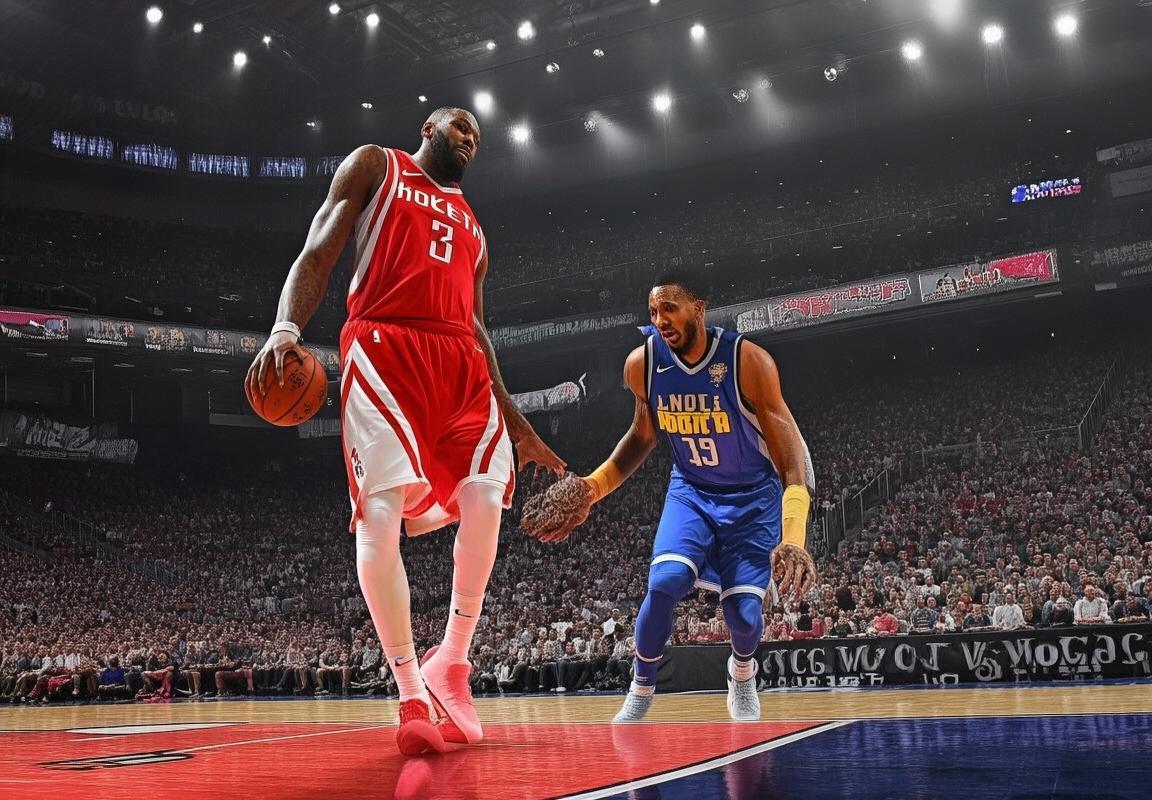 2019火箭掘金巅峰对决：哈登约基奇火花四溅(图1)